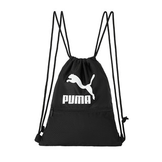 PUMA 彪马 官方新款儿童轻大容量运动包包抽绳双肩包足球篮球束口袋