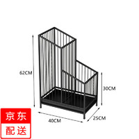 益馨荣 家用门口伞架置物架放伞筒商用进门沥水伞桶雨伞架入户收纳架雨伞 雨伞架大号W款黑色