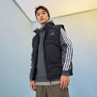 adidas 阿迪达斯 600蓬抗风温暖疏水宽松鸭绒羽绒马甲背心男adidas阿迪达斯轻运动