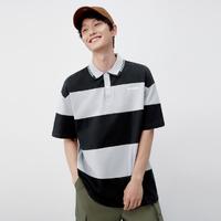 gxgjeans 春夏翻领短袖男式polo衫青少年