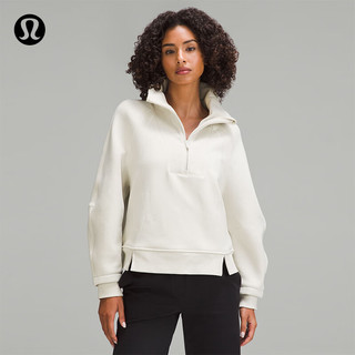 lululemon Plush Fleece 女士半拉链烟囱领卫衣 LW3HOJS