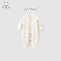 男女宝宝长袖连体衣春秋季纯棉睡衣服婴幼儿哈衣家居爬服休闲秋装