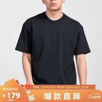 NIKE 耐克 男装短袖T恤针织衫 BQ2971-010  黑色 2XL