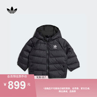 adidas 470蓬运动连帽保暖羽绒服男婴童冬季新款阿迪达斯三叶草