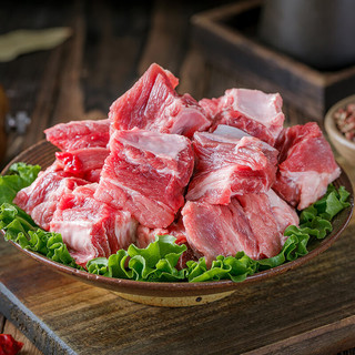 东来顺 内蒙古羔羊原切羊腩肉1kg 羊腹肉煲汤炖煮 清真中华