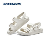 SKECHERS 斯凯奇 女鞋夏季时尚百搭泡泡鞋厚底舒适外穿凉鞋简约漏指拖鞋111597