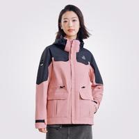 PELLIOT 伯希和 户外冲锋衣女三合一可拆卸抓绒保暖防风防水连帽登山服工装外套女