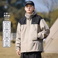 Slazenger 史莱辛格 户外休闲夹克男士登山服保暖百搭运动外套男