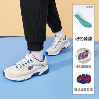 SKECHERS 斯凯奇 男鞋男子运动休闲鞋男老爹鞋复古慢跑鞋男户外鞋秋季