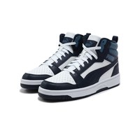 88VIP：PUMA 彪马 官方男女新款中帮场下篮球风休闲板鞋 REBOUND MID392326