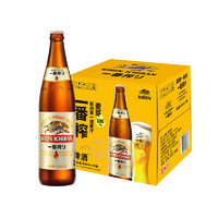 KIRIN 麒麟 一番榨啤酒 600ml*12瓶