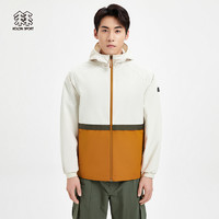 KOLON SPORT KOLONSPORT可隆防风夹克男款户外轻量运动外套徒步上衣露营皮肤衣