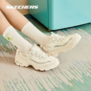 SKECHERS 斯凯奇 女鞋休闲透气复古老爹鞋经典厚底鞋熊猫鞋增高休闲运动鞋896204