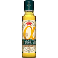 luhua 鲁花 压榨特香亚麻籽油180ml  去苦留香 物理压榨 欧洲双认证 定期购