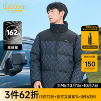 卡宾男装 90鸭绒羽绒服2024秋冬新款LOGO老花印花外套保暖宽松H