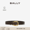 BALLY 巴利 男士乌木色皮革腰带6304311 乌木色 100