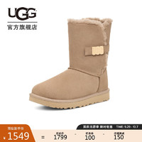 UGG 秋季女士休闲舒适纯色圆头雪地靴 1153612DUNE|沙丘色41