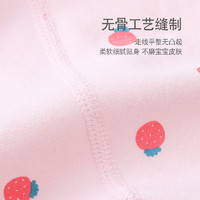 88VIP：BoBDoG 巴布豆 新生儿0-6月半背衣上衣婴儿服春 秋纯棉爬服满月宝宝衣服夏