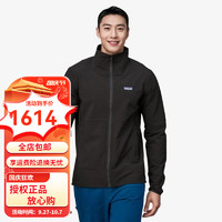 Patagonia 巴塔哥尼亚 男士R1 TechFace 春季新款防风抓绒衣软壳夹克 巴塔哥尼亚83581 BLK黑色 S