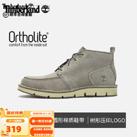 Timberland 休闲鞋男夏季新款户外经典皮革复古中灰色中帮马丁靴A5YF3 A5YF3D52