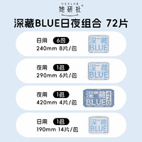 移动端、京东百亿补贴：Herlab 她研社 深藏blue卫生巾套装 72片