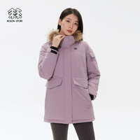 KOLON SPORT 可隆女士露营羽绒衣防水透湿羽绒服户外连帽防风外套