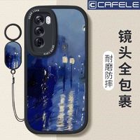 CAFELE 卡斐乐 适用OPPORENO12手机壳RENO11新款夜色车灯RENO10小羊皮RENO9全包