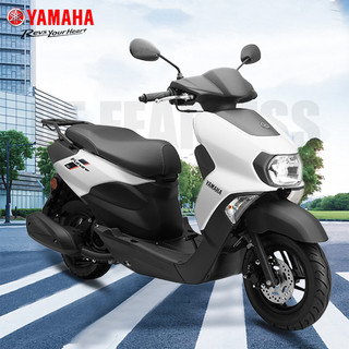 雅马哈（YAMAHA）摩托车踏板车旭鹰125电喷车YAMAHA国四燃油车整车可上牌外卖 炫光白 碟刹版