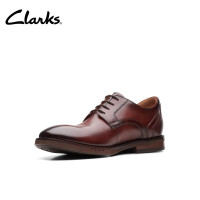 Clarks 其乐 惠登系列 男士商务正装鞋 261683238 棕色 44