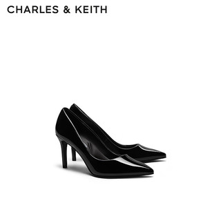 CHARLES & KEITH 女士高跟鞋 CK1-60280245-1 纯色款 黑色 39