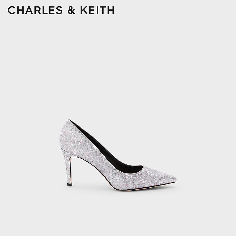 CHARLES & KEITH 高跟鞋 CK1-60280245-2 闪粉款