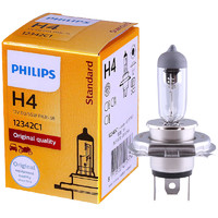 PHILIPS 飞利浦 卤素大灯汽车灯泡 H4（12V 60/55W 单支）