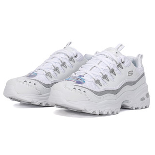 SKECHERS 斯凯奇 熊猫鞋女 时尚潮流缓震舒适低帮运动休闲鞋子 11923-WSL 37.5