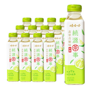 娃哈哈桃源茶事低糖果味茶饮料500ml*15瓶装整箱翡翠青柚味 翡翠青柚味【500ml*15瓶】