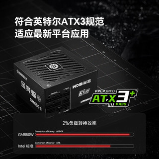 安耐美（Enermax）电源650W 金竞蝠GM650W ATX3电源 金牌全模 全日系电容/FDB风扇/五年保固