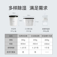 YANXUAN 网易严选 可替换防潮防霉除湿剂宿舍学生吸湿干燥剂室内衣柜除湿盒