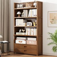 KatCo书架落地多层置物架书柜子家用简易客厅书本收纳储物架