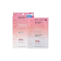 MINON 蜜浓 日本直邮氨基酸保湿面膜舒缓维稳22ml*4贴片植物修护