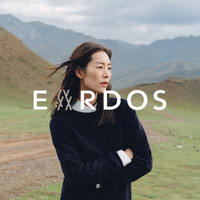 ERDOS【刘雯联名系列】LIUWEN×ERDOS 手工绞花圆领纯羊绒针织衫 藏蓝 165/84A/M