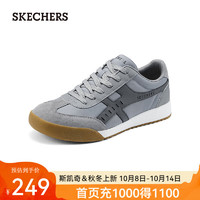 SKECHERS 斯凯奇 男士休闲鞋183282 灰色/GRY 39.5