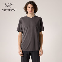 ARC'TERYX 始祖鸟 ARC’TERYX始祖鸟 KADEM CREW SS 透气 男子 速干短袖T恤 Black Heather/黑灰色 M