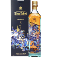 JOHNNIE WALKER 尊尼获加 蓝牌 调和 苏格兰威士忌 40%vol 750ml*4瓶 祥瑞麒麟特别版