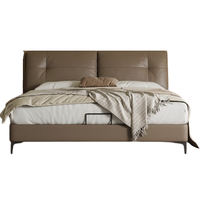 Sleemon 喜临门 缓缓 复古真皮床 中古咖 150*200cm