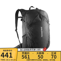 salomon 萨洛蒙 户外男女TRAILBLAZER 30L大容量背包双肩包 C21832-黑色/合金色 One Size