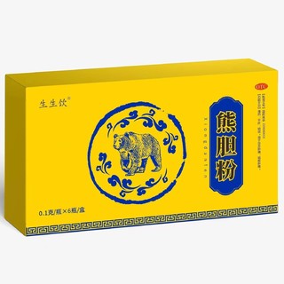  熊胆粉 0.1g*6瓶/盒 2盒