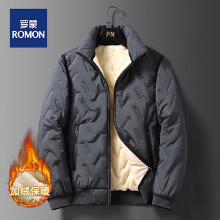 ROMON 罗蒙 男士加绒加厚保暖棉服