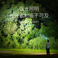 强光手电筒便携式可充电迷你小型超亮户外远射聚光大泛光随身照明