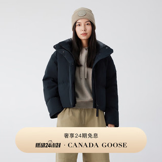 CANADA GOOSE Grandview 女士黑标短款羽绒服外套大鹅羽绒服 2266WB 61 黑色 M