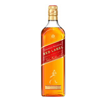 JOHNNIE WALKER 尊尼获加 红牌调和苏格兰威士忌无盒1000ml  1瓶  送礼聚会