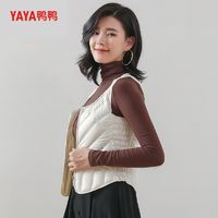 百亿补贴：YAYA 鸭鸭羽绒服 鸭鸭轻薄羽绒马甲女短款韩版马夹内胆中年妈妈短款打底背心可外穿